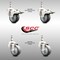 Service Caster 3 Inch 316SS Thermoplastic Rubber 12mm Threaded Stem Caster Lock Brake, 2PK SCC-SS316TSTTL20S314-TPRB-M1215-2-S2 - alternate 2